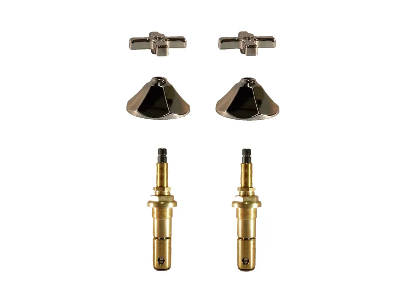 2-Valve Rebuild Kit for American Standard, Cross Handles with 418001 Stems