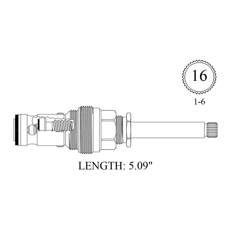 Central Brass 414821 Replacement Stem Unit