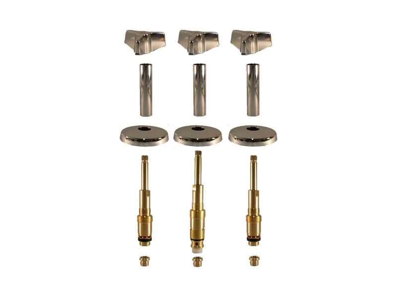 3-Valve Rebuild Kit for American Standard, Cross Handles with 414401 Stems