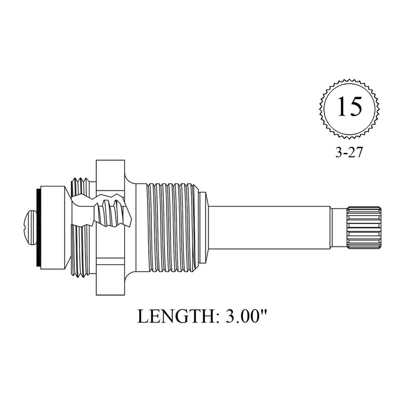 Paul Decorative 401861 Replacement Stem Unit