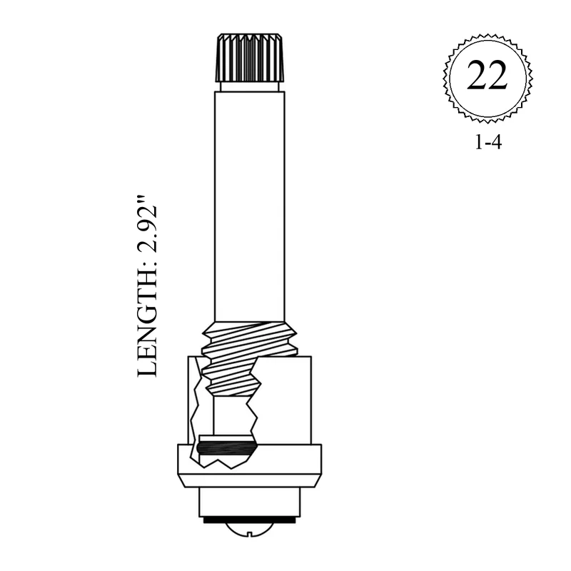 American Standard LF466041 Replacement Stem Unit