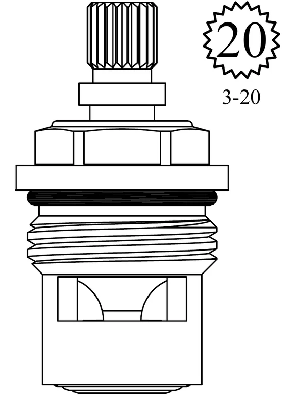 LF451281 Replacement Ceramic Disc Unit