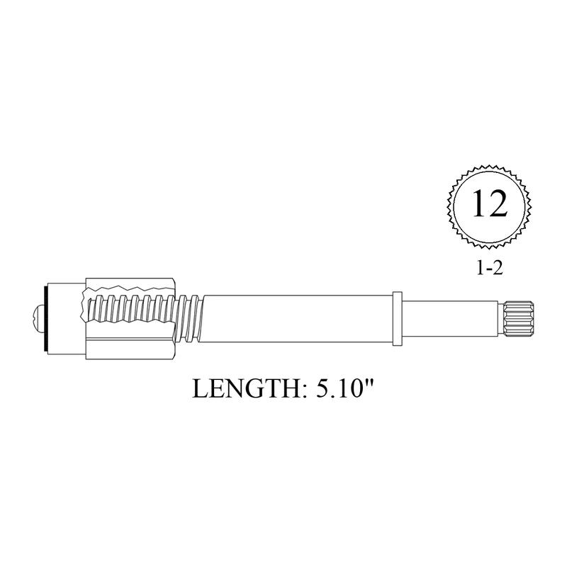 Milwaukee Faucets 408552 Replacement Stem Unit