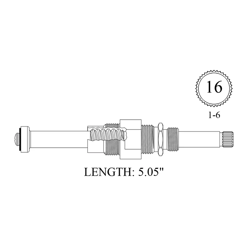 Central Brass SU-2105-R Replacement Stem Unit