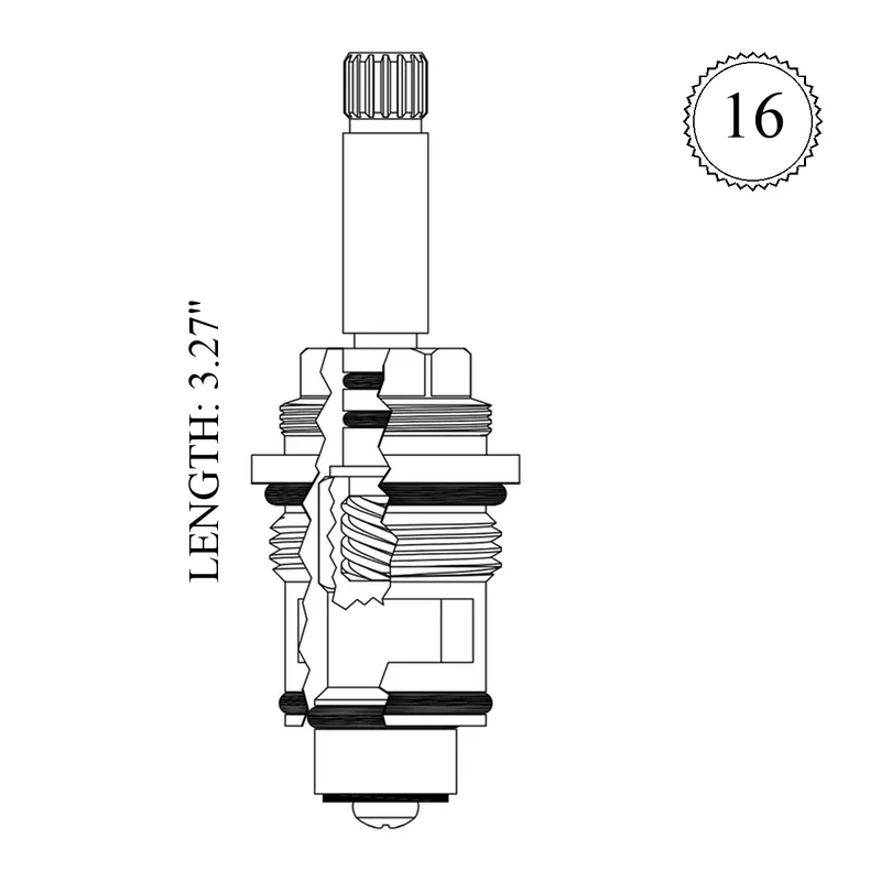 Elizabethan Classics 431552 Replacement Non-Rising Unit