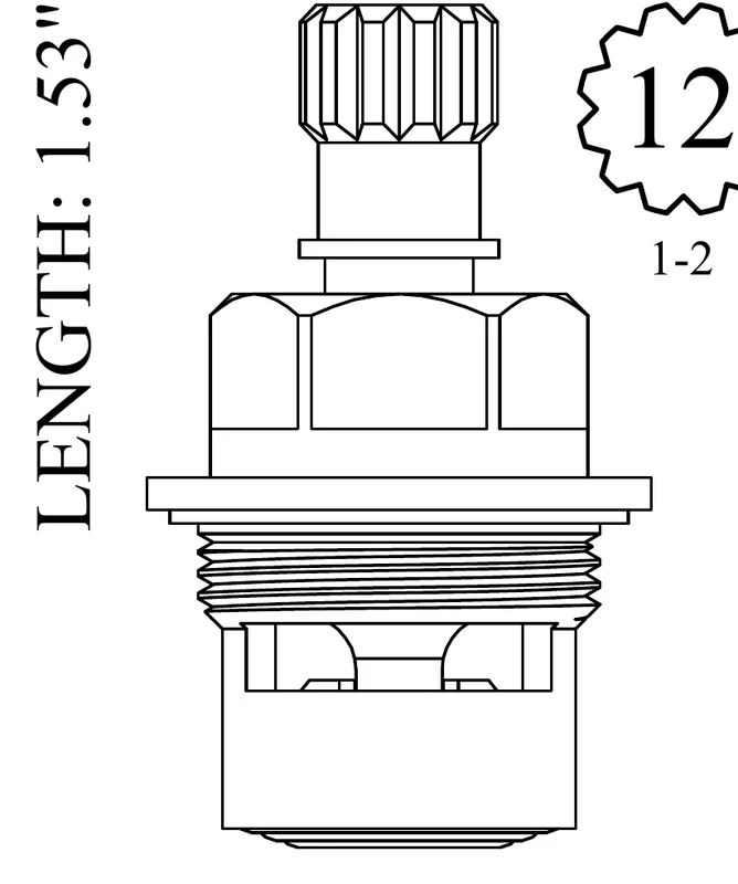 Artistic Brass LF451191 Replacement Ceramic Disc Unit