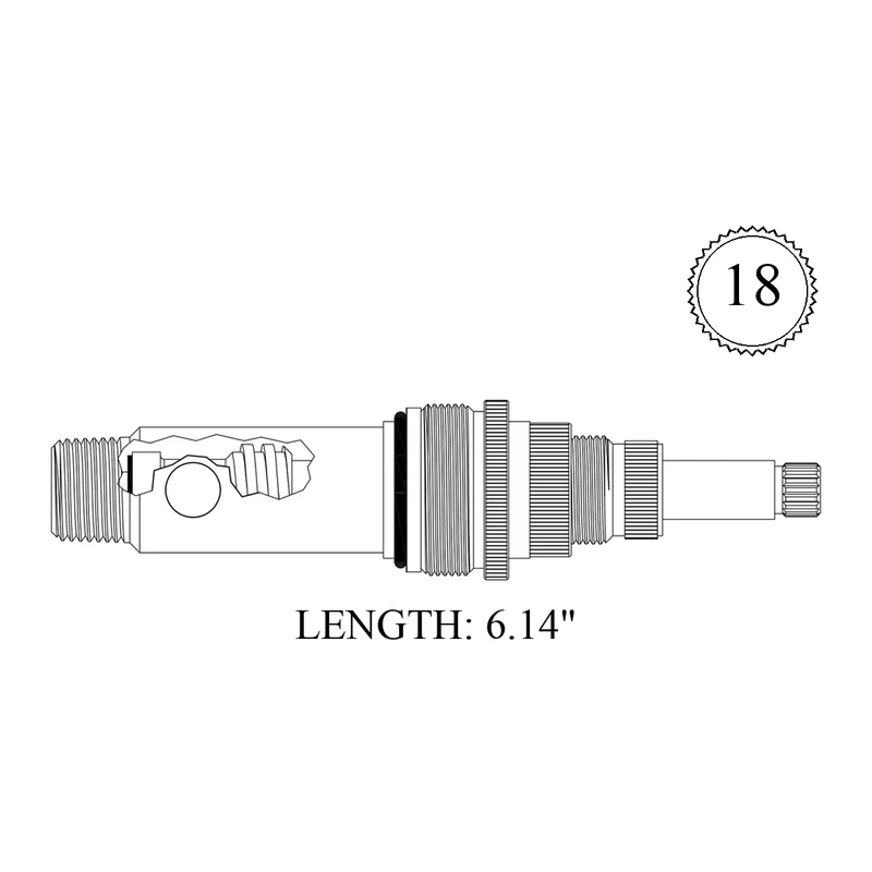 Mueller 422701 Replacement Stem Unit