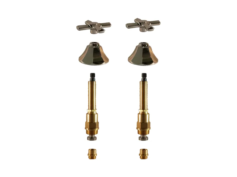 2-Valve Rebuild Kit for Glauber, Cross Handles with 415051 Stems