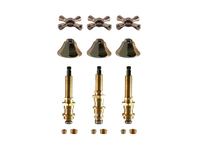 3-Valve Rebuild Kit for Sayco, Cross Handles with 409801 Stems