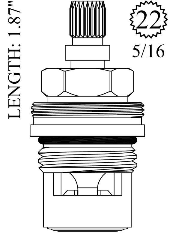 T&S Brass LF456261 Replacement Ceramic Disc Unit
