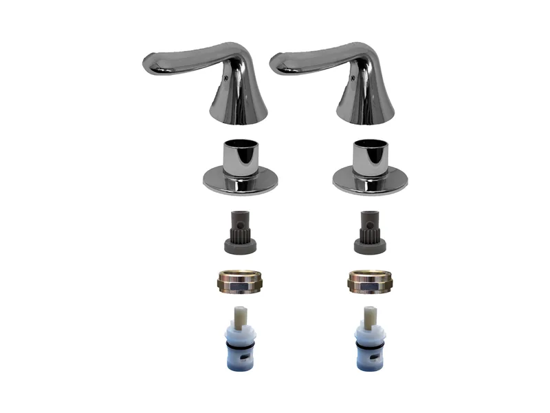 2-Valve Rebuild Kit for American Standard, Lever Handles with AS10180 Stems