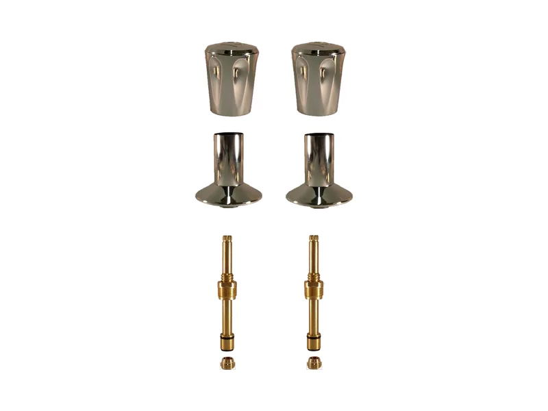 2-Valve Rebuild Kit for Harcraft, Knob Handles with 406001 Stems (HA162)