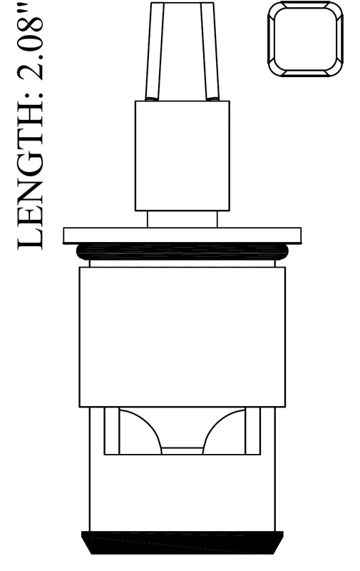 Zurn 59517002 Replacement Ceramic Disc Unit