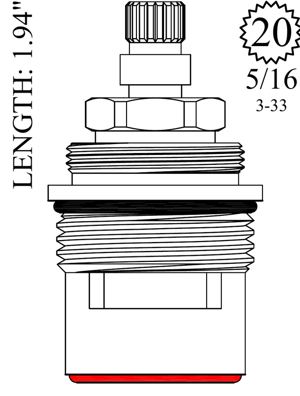 400971 Replacement Ceramic Disc Unit
