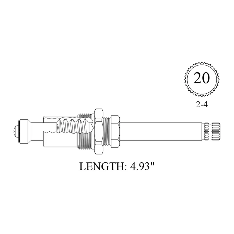Speakman G03-0207 Replacement Stem Unit