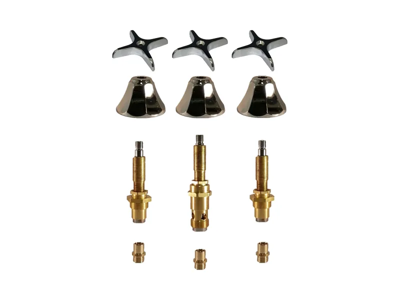 3-Valve Rebuild Kit for Eljer, Cross Handles with 404001 Stems