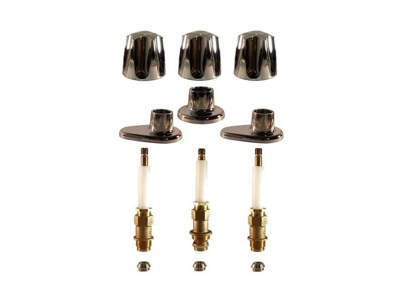 3-Valve Rebuild Kit for Pfister, Knob Handles with 421601 Stems (PP143)