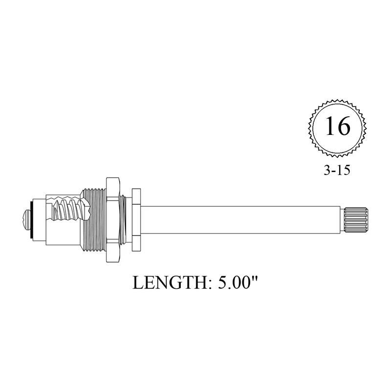 Eljer 415511 Replacement Stem Unit
