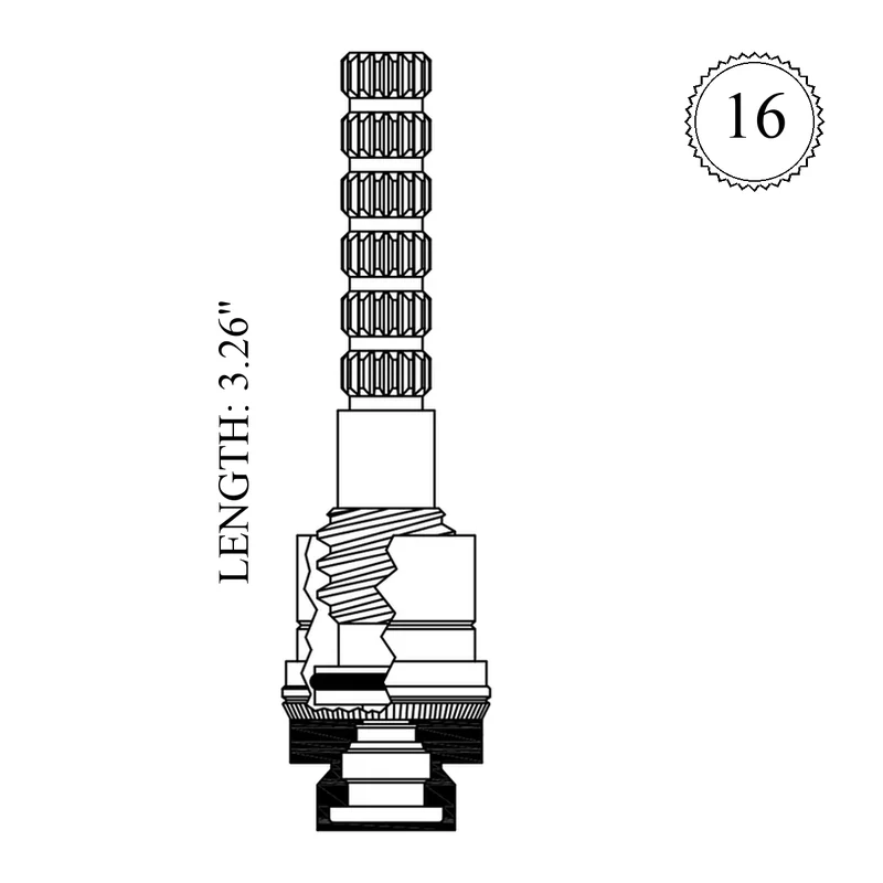 American Standard 402321 Replacement Stem Unit