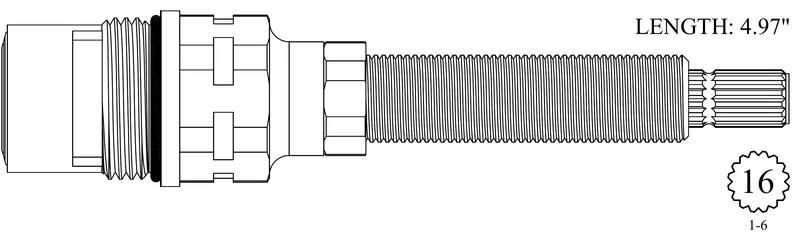 412031 Replacement Ceramic Disc Unit