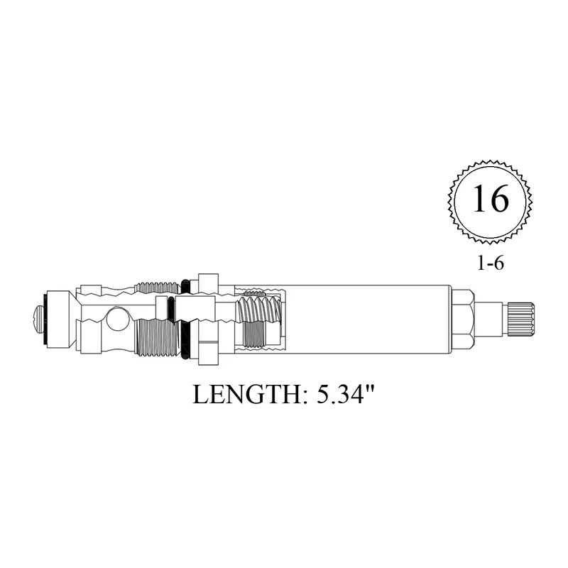 Kohler 21131 Replacement Diverter Stem
