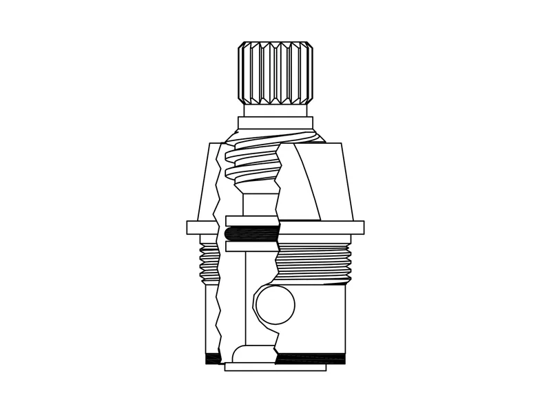 Briggs DIV10636 RH Replacement Stem Unit
