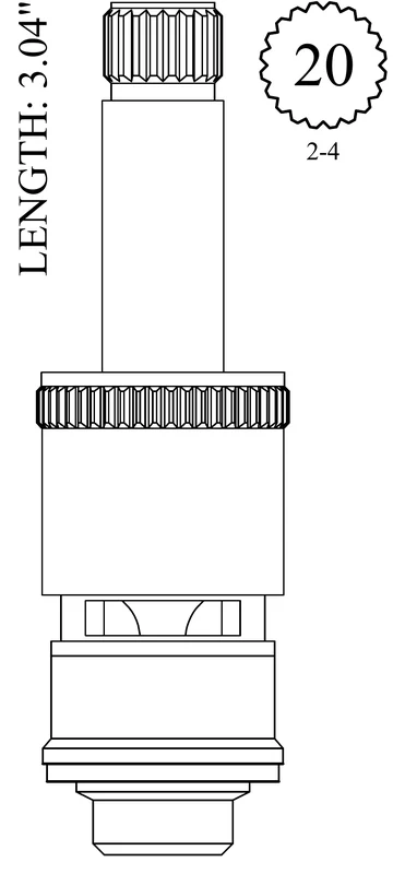 T&S Brass 011276-45 Replacement Ceramic Disc Unit