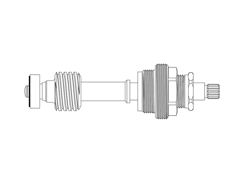Wolverine Brass 410151 Replacement Stem Unit