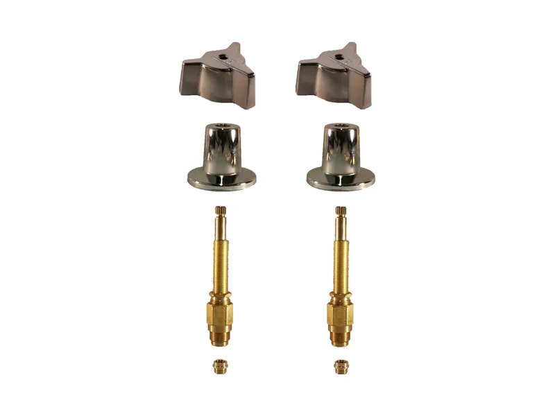2-Valve Rebuild Kit for Central Brass, Cross Handles with 411011 Stems