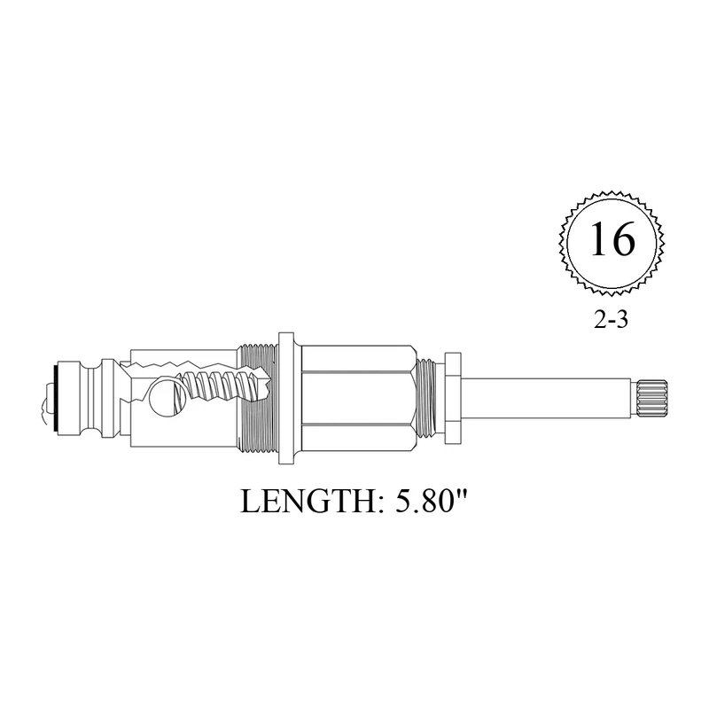 Gerber 434401 Replacement Diverter Stem