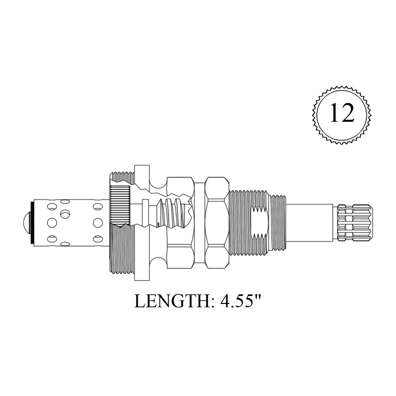 Symmons WO-50 Replacement Stem Unit