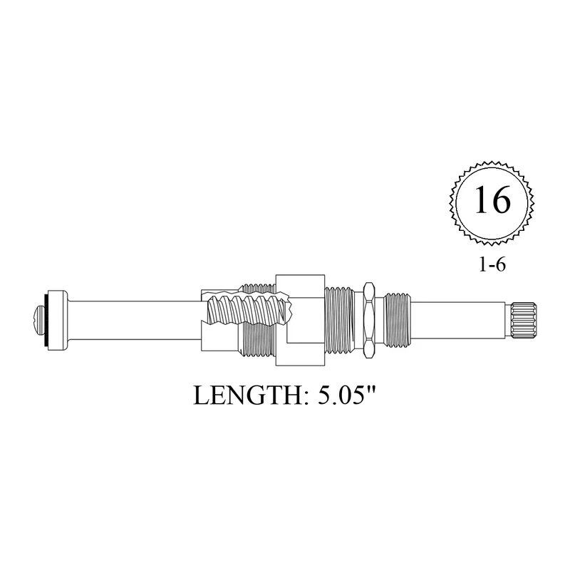 Phylrich LF480191 Replacement Stem Unit