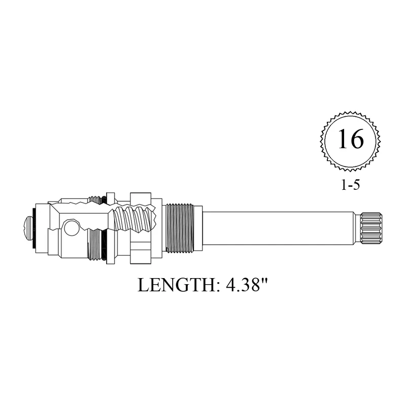 Sterling Faucet A2363 Replacement Diverter Stem