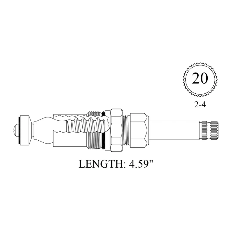 Speakman LF475011 Replacement Stem Unit