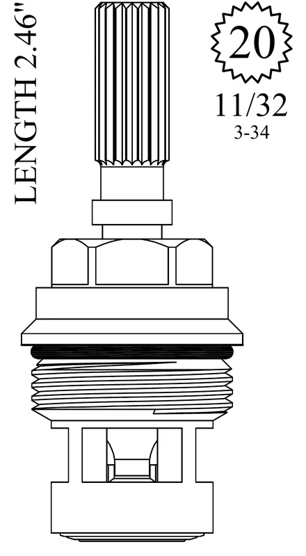 LF463621 Replacement Ceramic Disc Unit