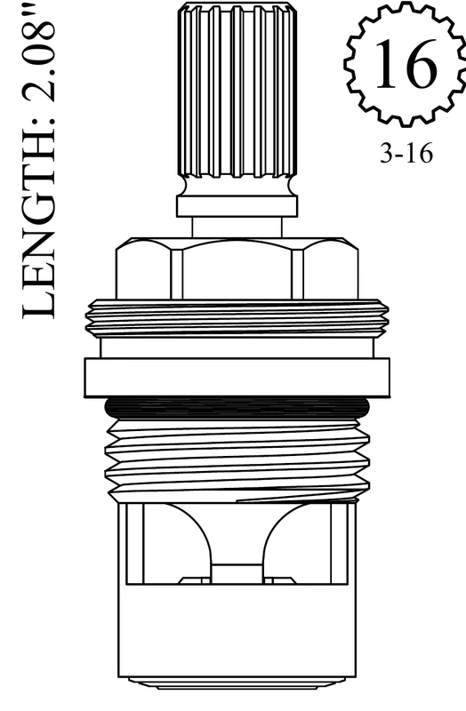 Phylrich LF461901 Replacement Ceramic Disc Unit