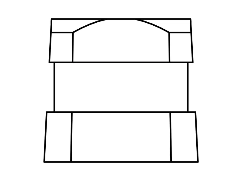 Central Brass 141370 Replacement Handle Adapter