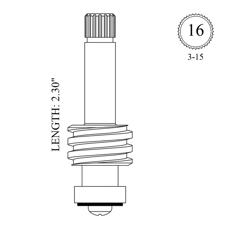 Eljer LF260201 Replacement Stem Only