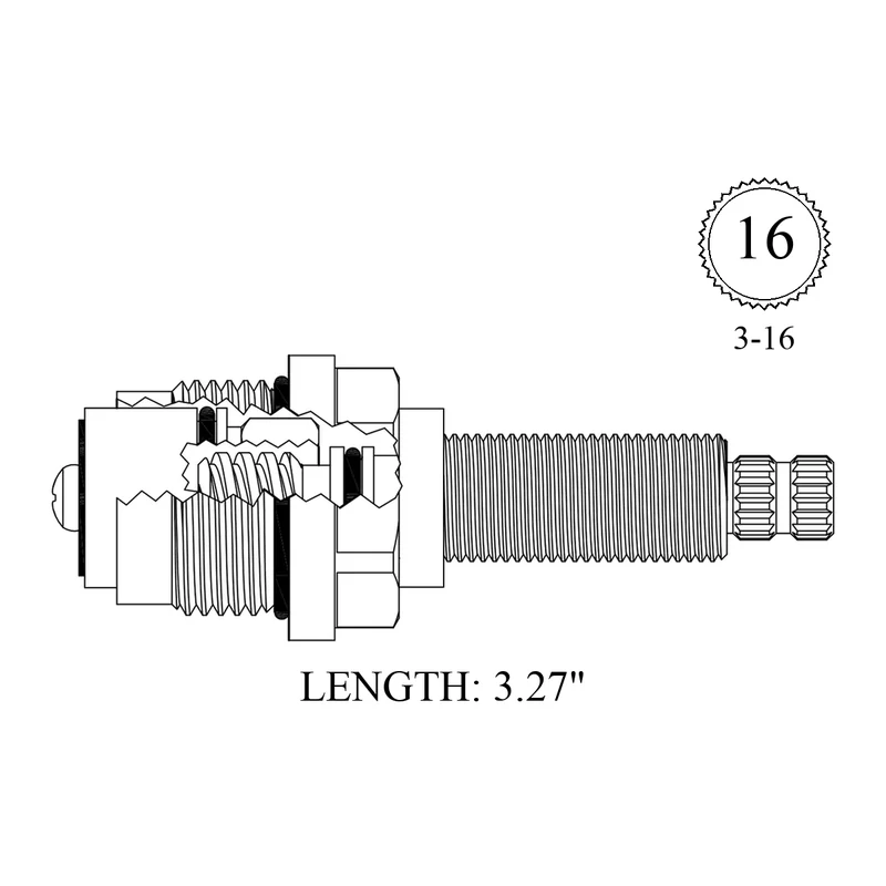 Harden 402421 Replacement Non-Rising Unit