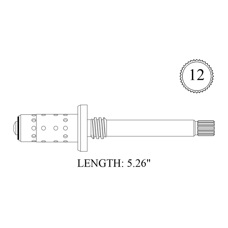 Symmons TA-10-EXT-1 Replacement Stem Only