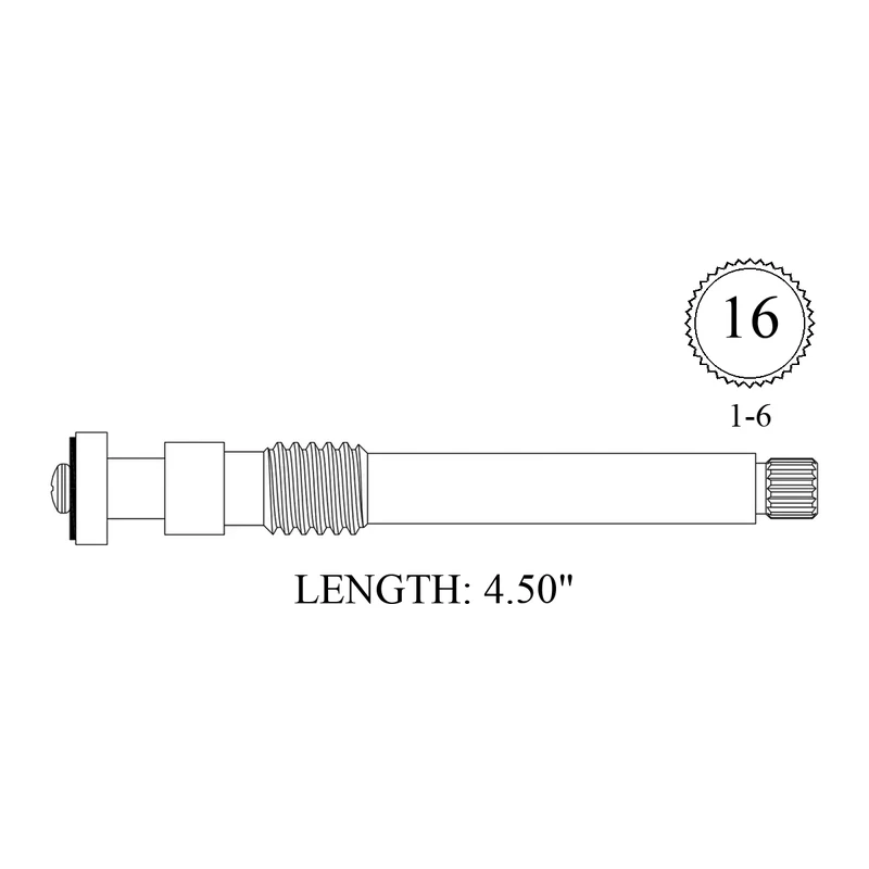Central Brass 207221 Replacement Stem Only