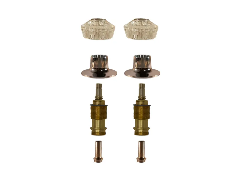 2-Valve Rebuild Kit for Pfister, Acrylic Handles with 402311 Stems