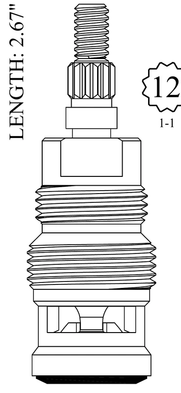 Crane LF464311 Replacement Ceramic Disc Unit