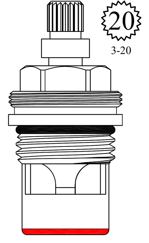 LF456471 Replacement Ceramic Disc Unit