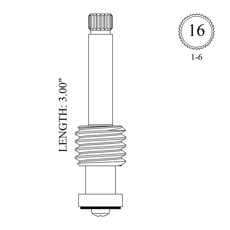 Bradley 201841 Replacement Stem Only