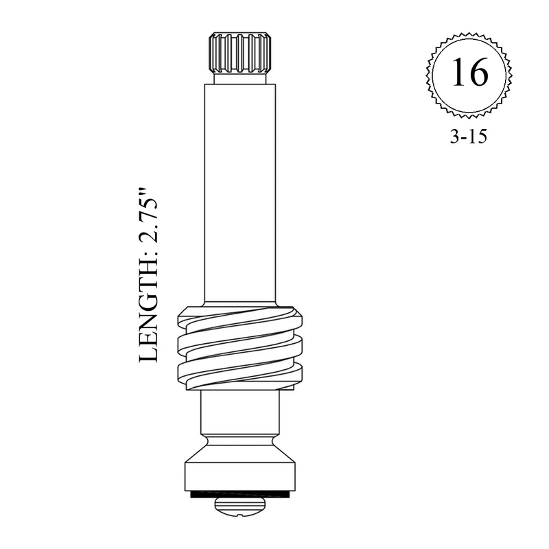 Eljer SU-1854 Replacement Stem Only