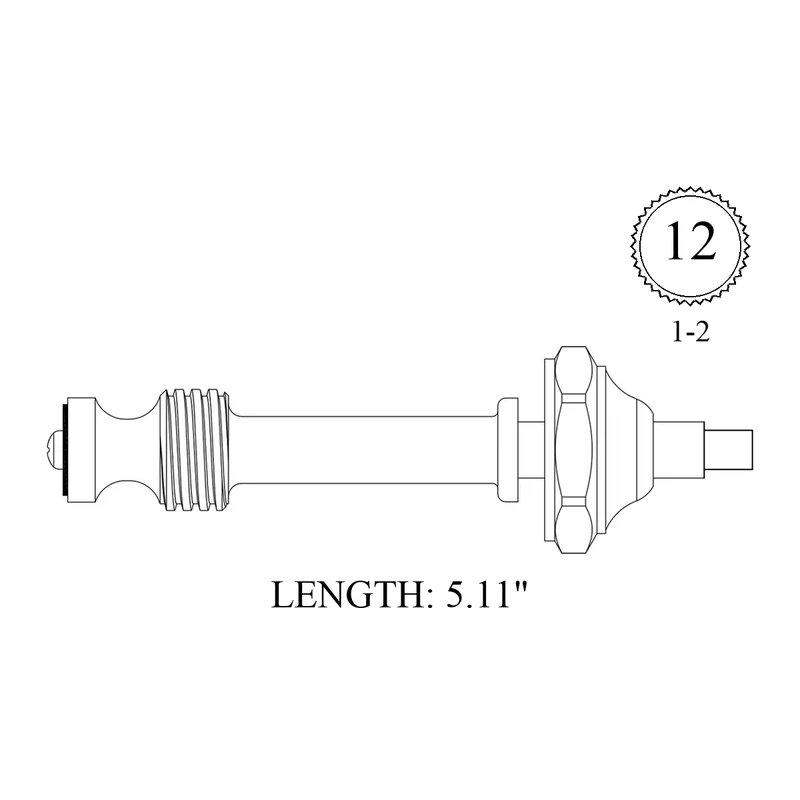 Empire Brass 416061 Replacement Stem Unit