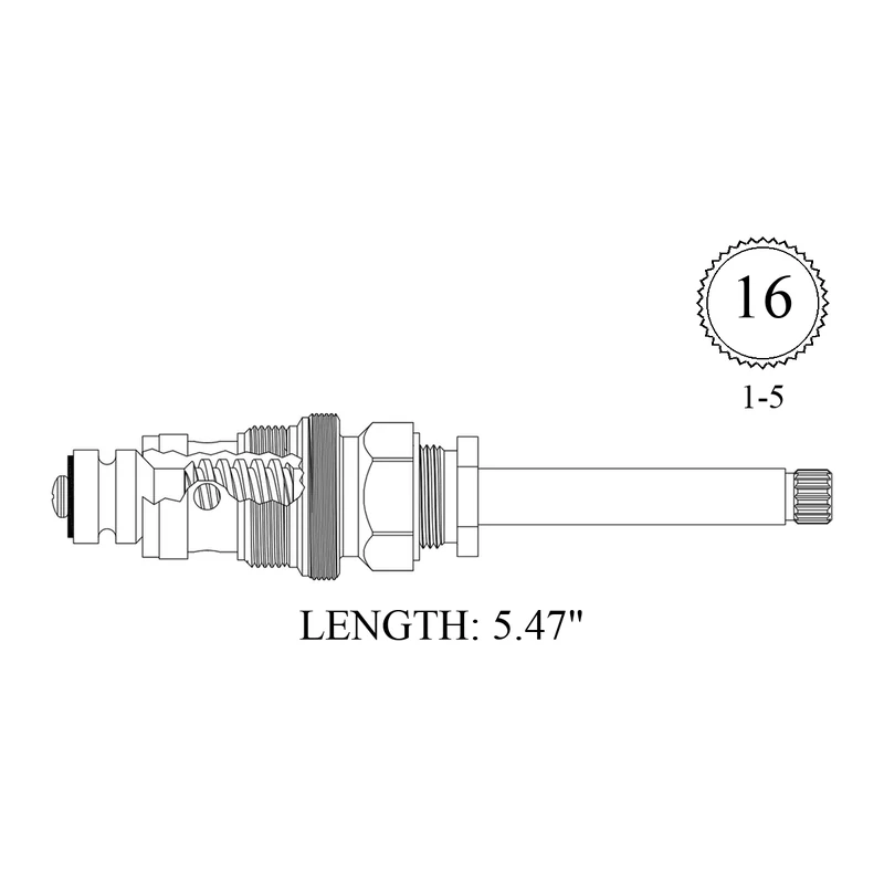 Sterling Faucet A8006 Replacement Diverter Stem