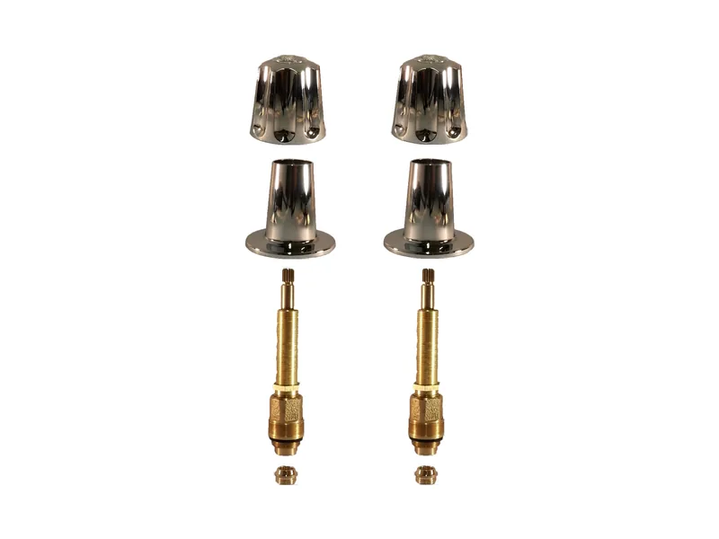 2-Valve Rebuild Kit for Gerber, Knob Handles with 413301 Stems (GE102)