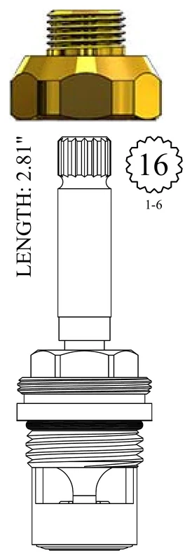 Phylrich LF465561 Replacement Ceramic Disc Unit